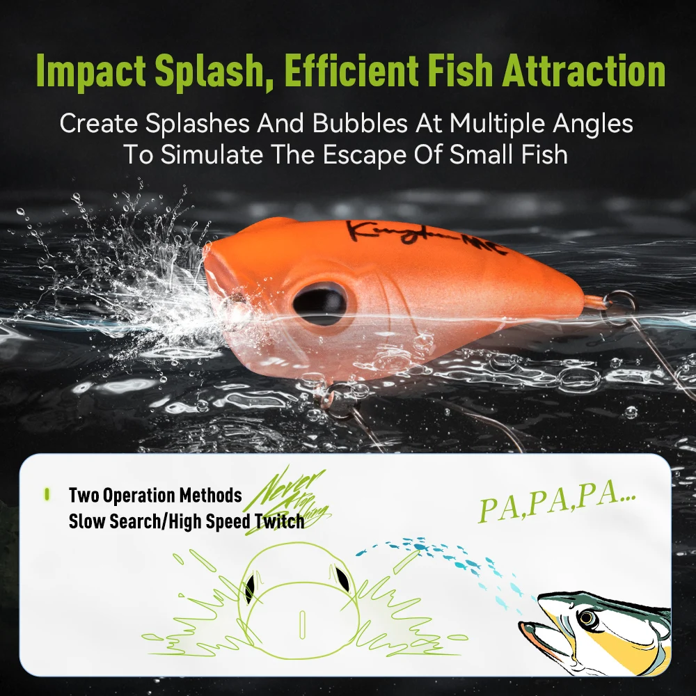 Kingdom Micro Expert Topwater  - Fishing Lure Popper review and price