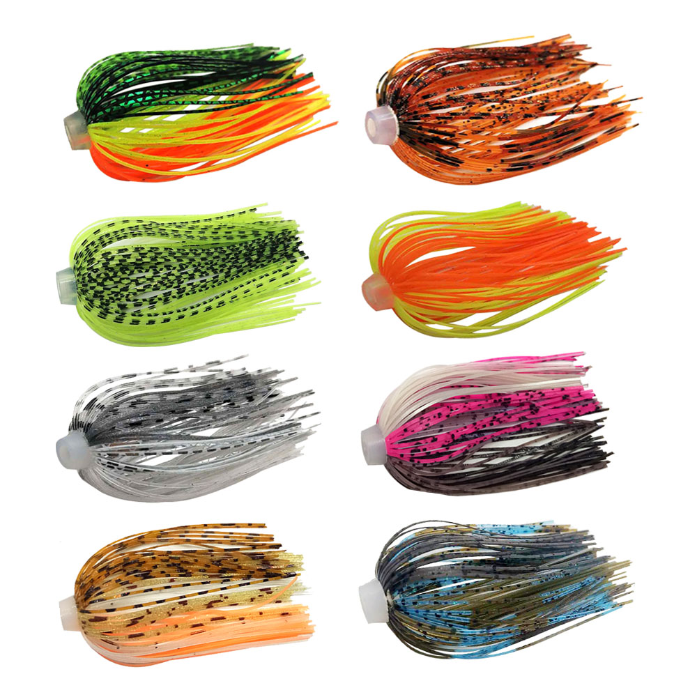 5 pcs/lot 88 Strands 64mm Sili - Fishing Lure Spinnerbait review and price