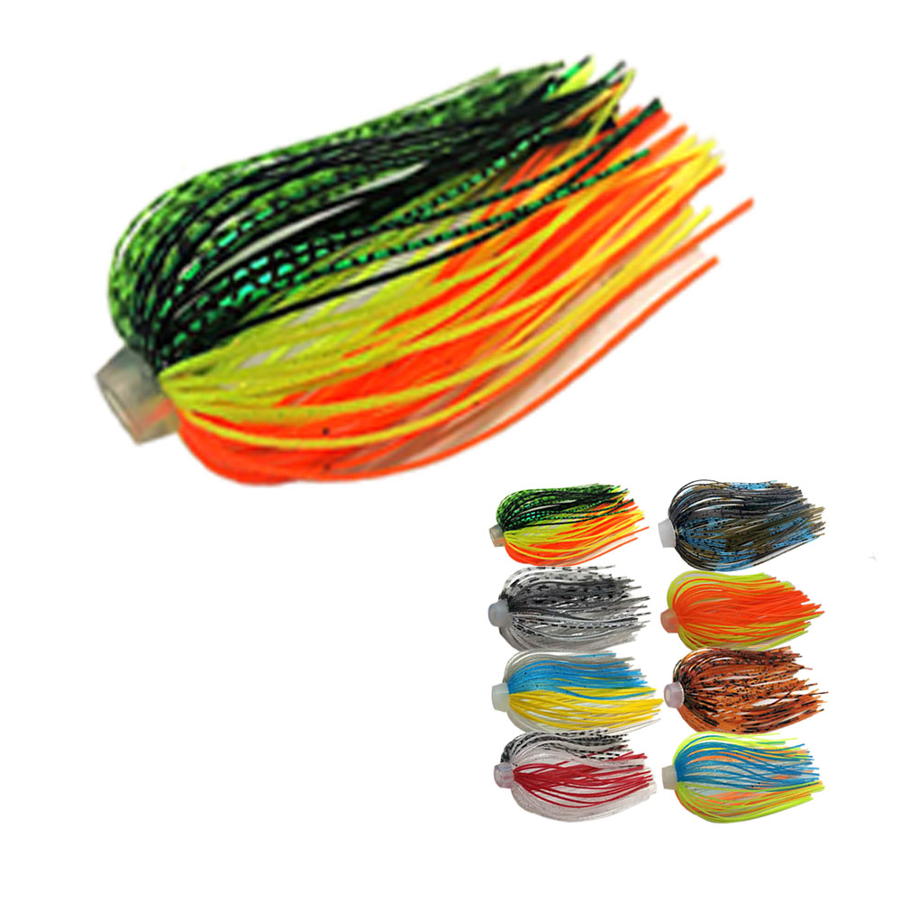 5 pcs/lot 88 Strands 64mm Sili - Fishing Lure Spinnerbait review and price