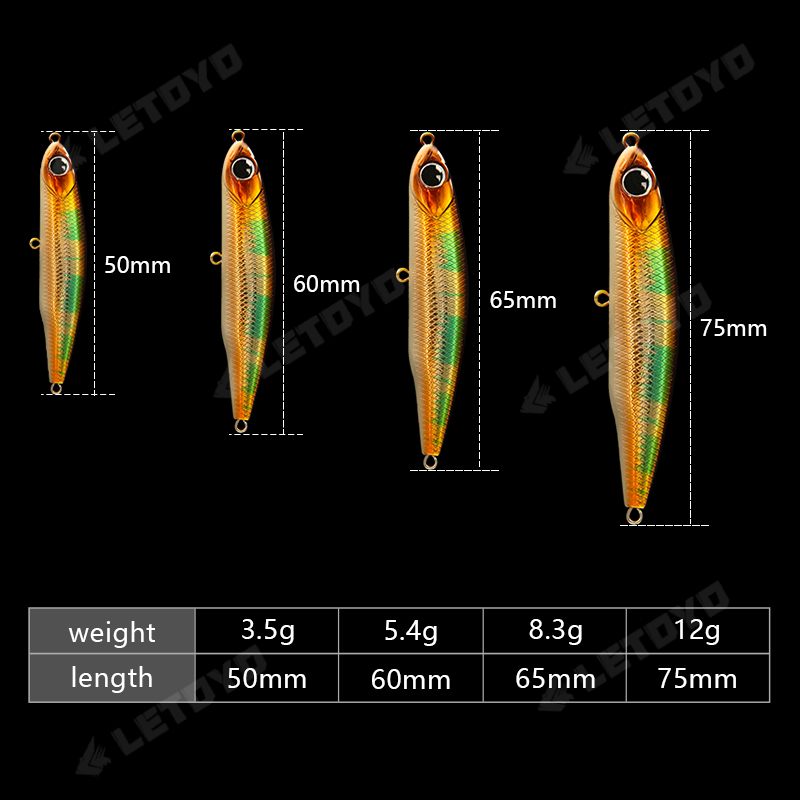 LETOYO Sinking Pencil 17g 12g- - Fishing Lure Spinnerbait review and price