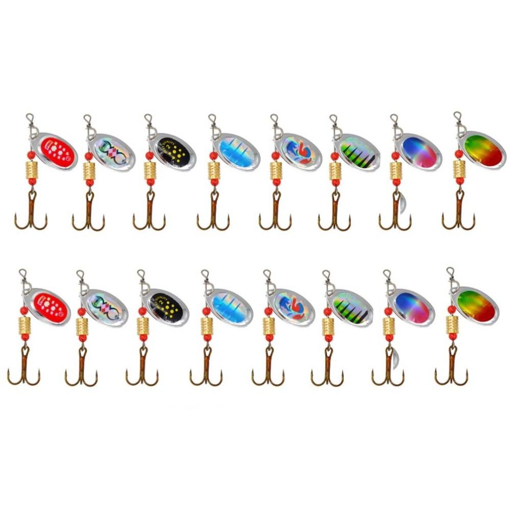 Rotating Glitter Spinners Fish - Fishing Lure Spinnerbait review and price