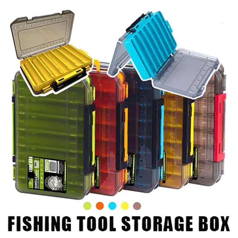 Double-Sided Compact Tackle Bo - Fishing Lure Box review and price